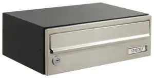 BUZON HORIZ. INT. INOX/ANTRA 1