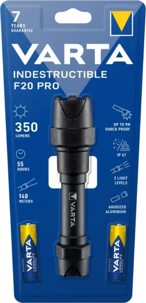 LINTERNA LED 350LM PILA 2AA F2
