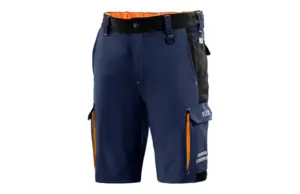 BERMUDA TECNICA AZUL / NARANJA