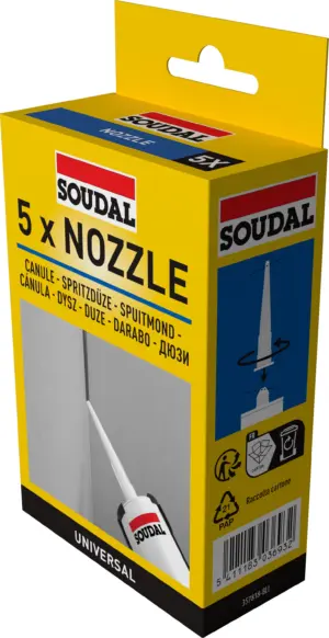 CANULA CARTUCHO SILICONA 5 UDS