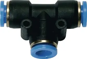 CONECTOR NEUM EN T Ø10MM PLAST