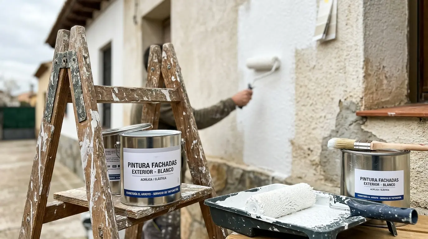 pintura para fachadas exterior