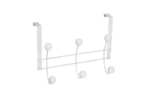 PERCHA SOBREPUERTA BLANCA 6 BO