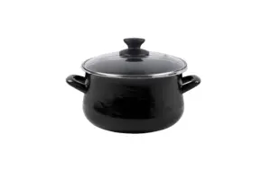 OLLA CON TAPA ACERO ESMALTADO