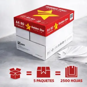 PAPEL DIN A-4 80GR. 500UDS. 10
