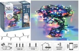 LUZ LED 240 LUCES LUZ MULTICOL