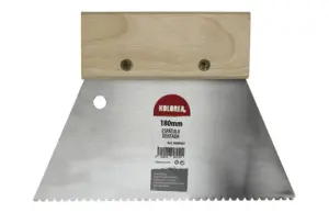 ESPATULA DENTADA 180 MM