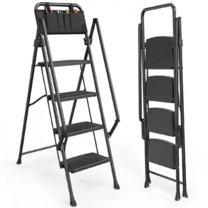 ESCALERA CON PASAMANOS PLEGABL