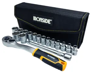 KIT DE VASOS 3/8" 17 PIEZAS