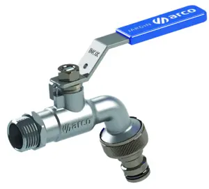 GRIFO CURVO RAPIDO 15MM 1/2 X