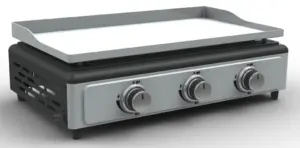 PLANCHA GAS 3 QUEMADORES