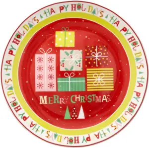 PLATO NAVIDAD PANETTONE Ø30CM